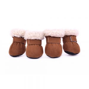 Cizmulite pentru catei X1832 Cafeniu 6 CateiLaModa.ro X1832M 1