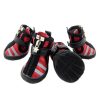 Ghete pentru catei XB0907 Piele ecologica Rosu 2 CateiLaModa.ro XB0907 PR