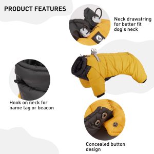 Salopeta pentru catei GLQ-213P 16 CateiLaModa.ro GLQ 213P 6