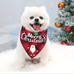 Bandana pentru căței Moș Crăciun 9655 11 CateiLaModa.ro Z123 2